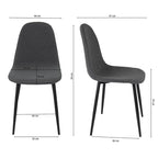 Dining Chair - Mees Anthracite