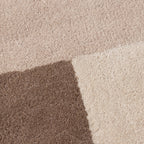 Wool Abstract Rug – Jules Creme/Taupe