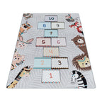 Play Rug - Pleun Animals Hopscotch Grey