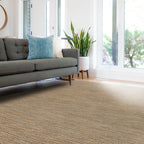 Wool floor rug - Wilena Ochre Yellow/Green