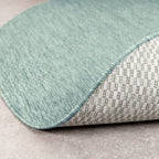 Round Outdoor Rug - Costa Turquoise