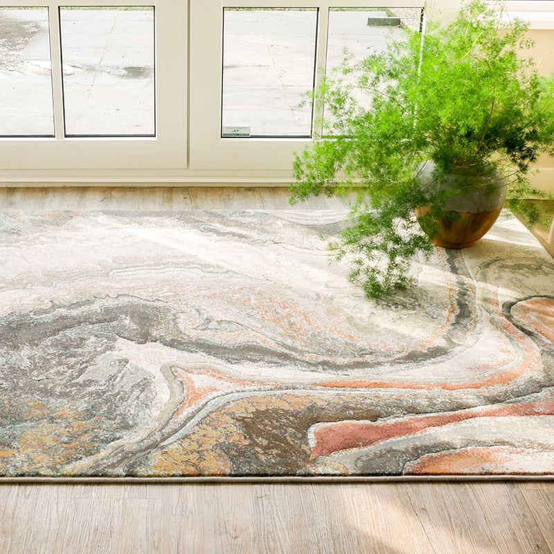 Modern Floor Rug - Aspen Green 7270
