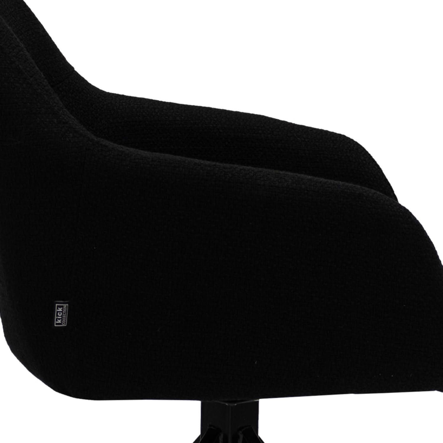 Swivel Chair - Rafi Black