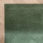 Wool Abstract Rug - Clarice Olive Green/Mint