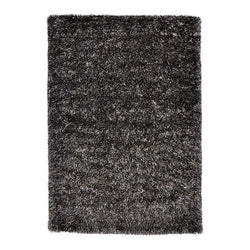 Shaggy floor rug - Paulina Black/Colour