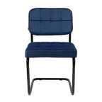Velvet Chair - Ivy Dark Blue
