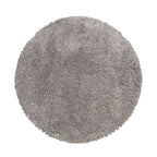 Round High Pile Rug - Fuzzy Beige