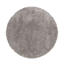 Round High Pile Rug - Fuzzy Beige