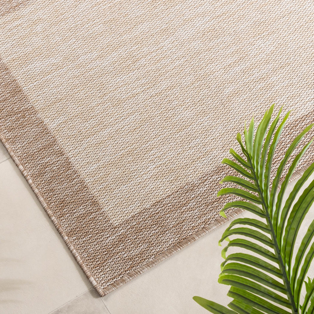 Balcony Rug - Sierra Border Cream/Beige