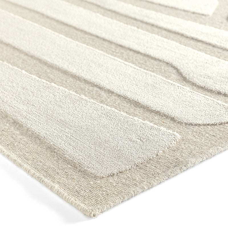 Viscose floor rug - Graphix 3165 Abstract Ivory