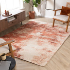 Abstract Rug – Candice Terracotta