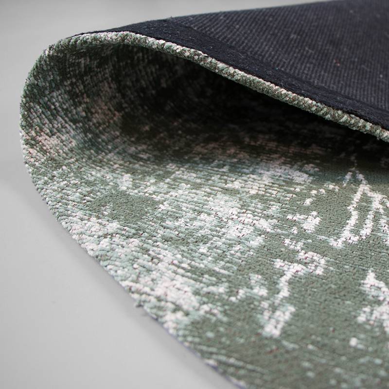 Round Patchwork Rug - Dreams Green