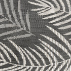 Outdoor Rug - Malta Leaves Black