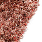 Shaggy floor rug - New Paulo Pink 307