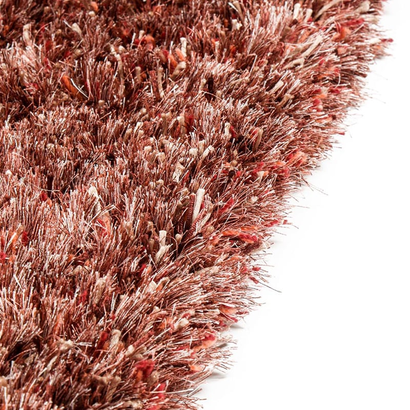 Shaggy floor rug - New Paulo Pink 307