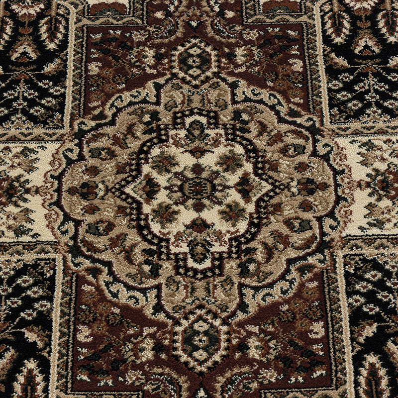 Persian Floor Rug - Kashmir Black 2603
