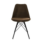 Chair Velvet - Coffee Brown