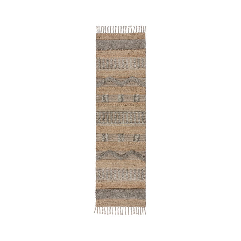 Jute Runner - Jubio Medina Natural/Grey