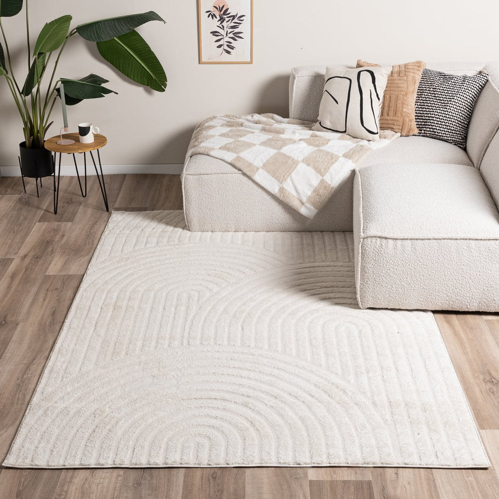 Japandi Rug - Yori Arches Cream
