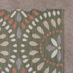 Indoor Outdoor Rug - Ranch Mandala Green