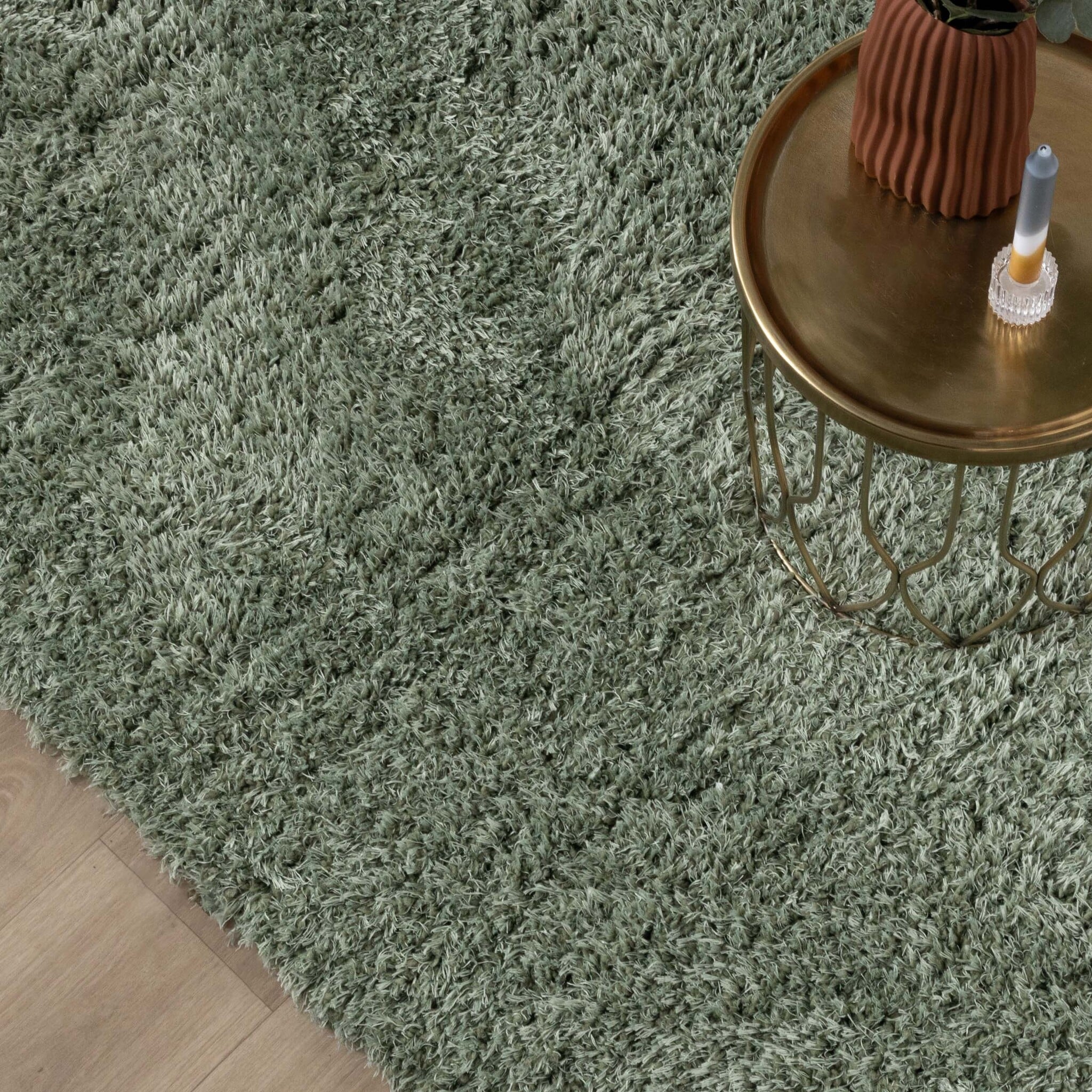Shaggy Rug - Blaze Green