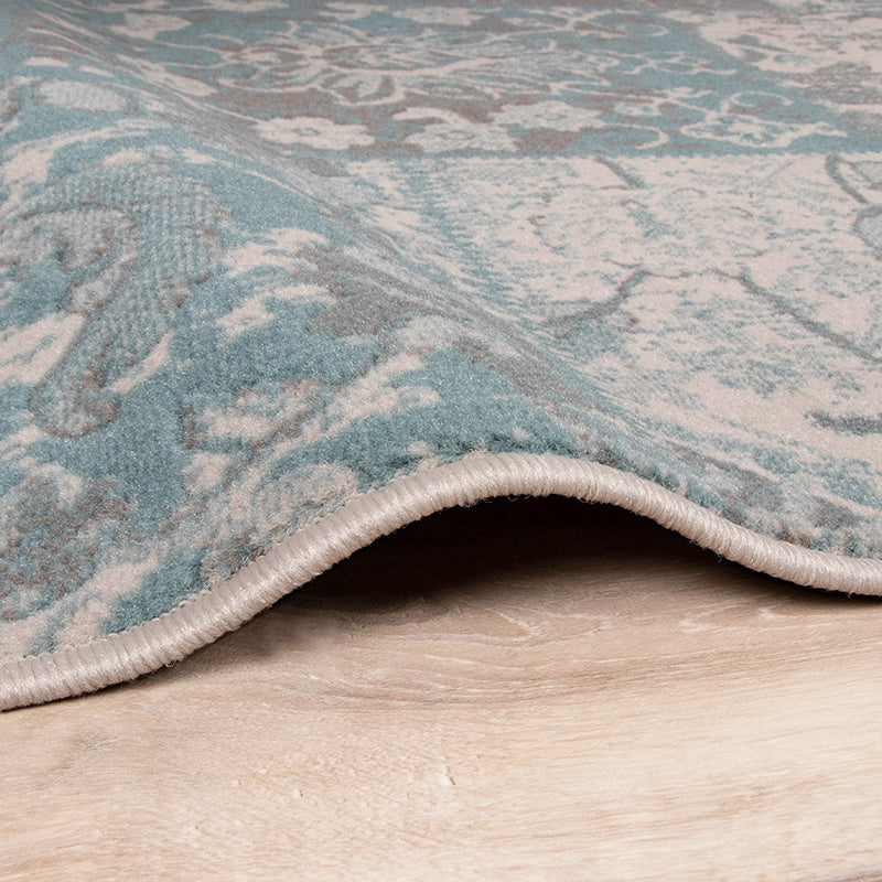 Patchwork Rug - Miracle Gray/Blue