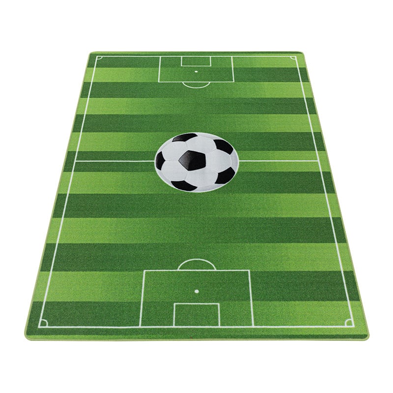 Football Rug - Pleun Football Field Green