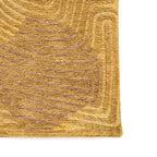 Modern Floor Rug - Meditation Coral 9226 Ochre Yellow