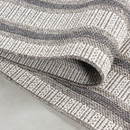 Jute balcony rug - Aruba Double-Edge Cream