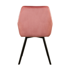Velvet dining chair - Karl Pink