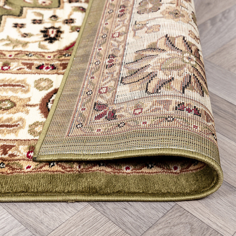 Persian Rug - Rezah Oriental Olive Green