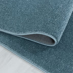 Low-pile floor rug - Smoothly Blue