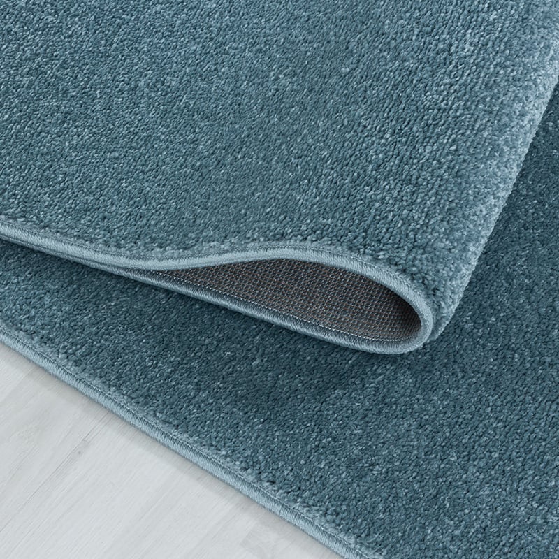 Low-pile floor rug - Smoothly Blue
