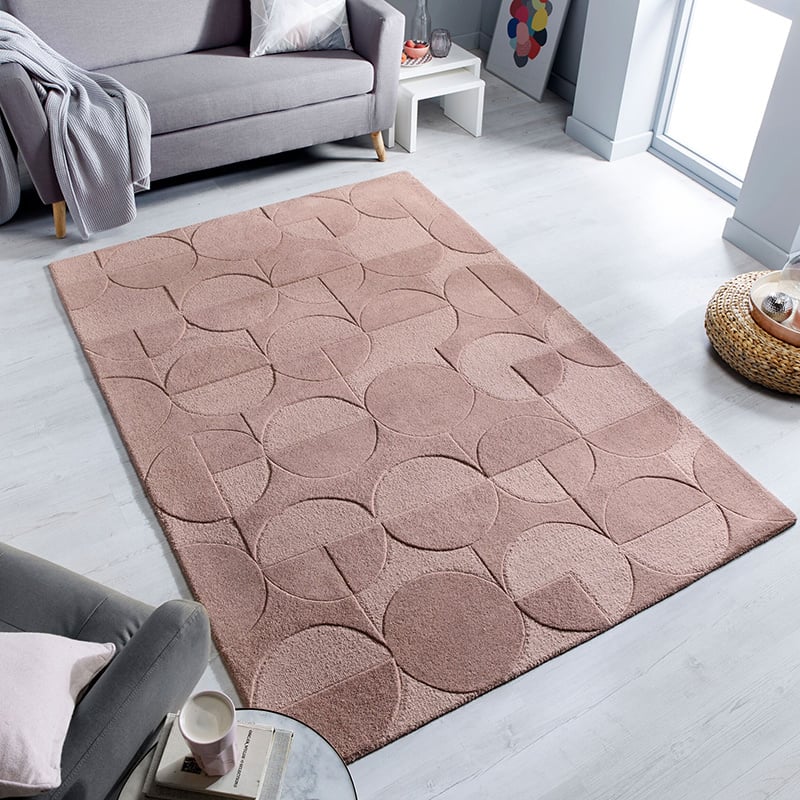 Modern Floor Rug - Mozo Gigi Pink