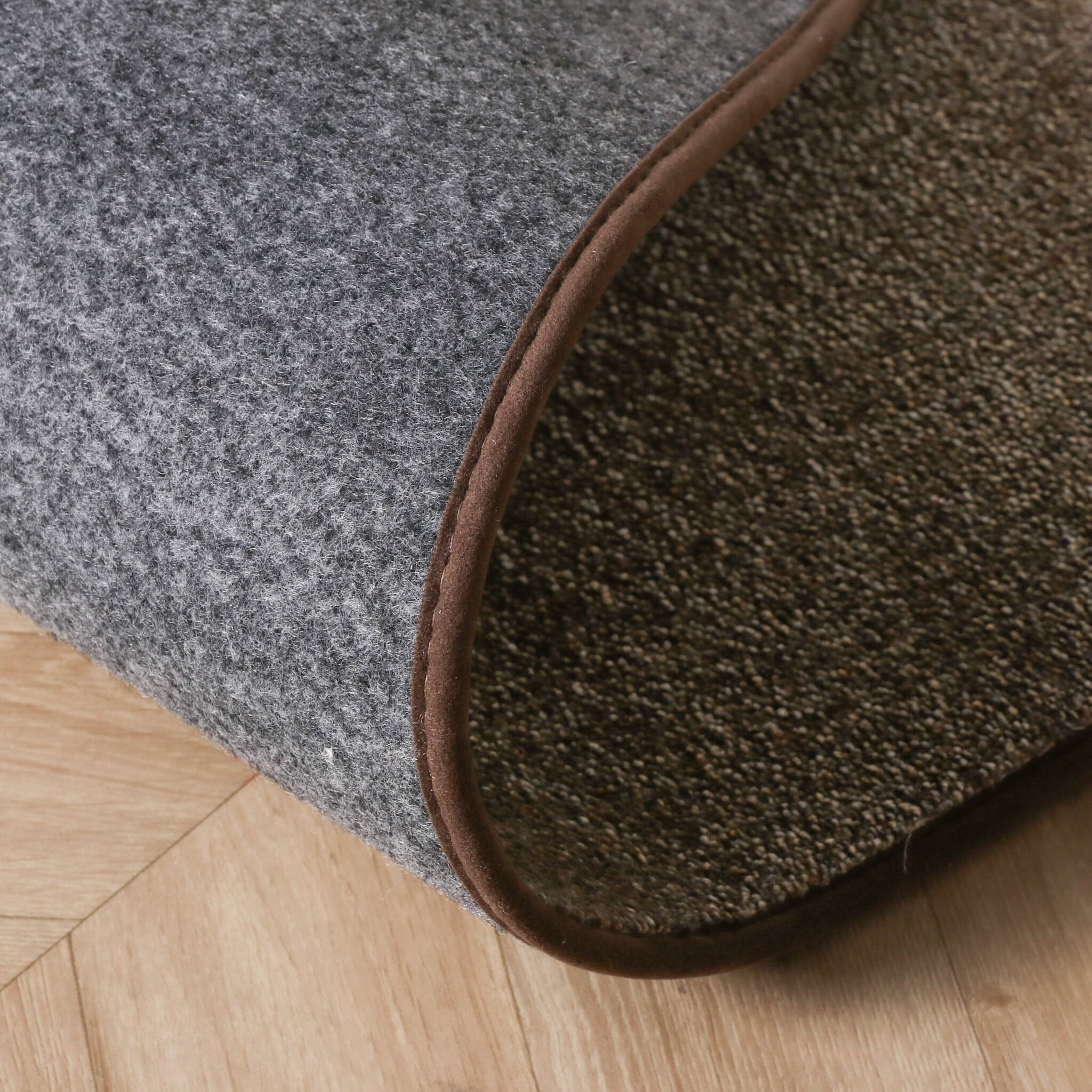 Organic Rug – Mellow Blue/Taupe