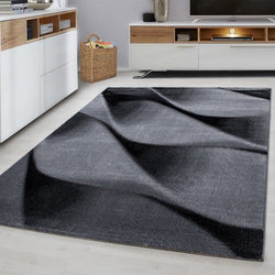 Modern Floor Rug - Jena Black 9240