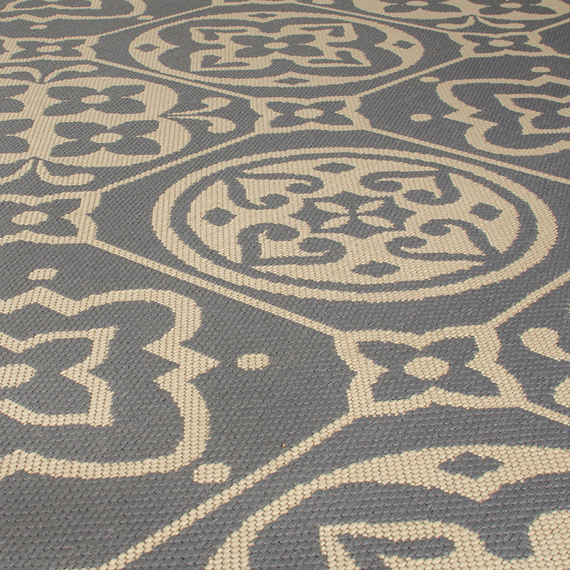 Retro balcony rug - Floreno Ostia Grey