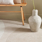 Organic floor rug - Shades White/Cream 100