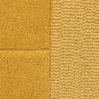 Round Modern Floor Rug - Mozo Gigi Ochre Yellow