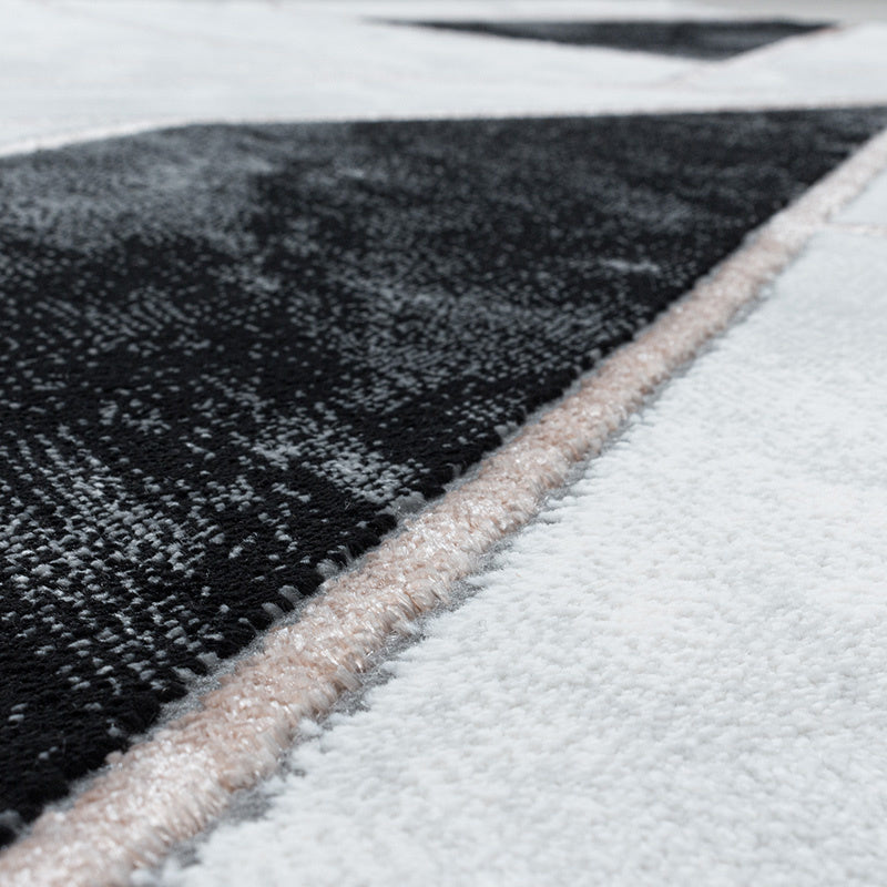 Modern Floor Rug - Marble Design Grey/Brown