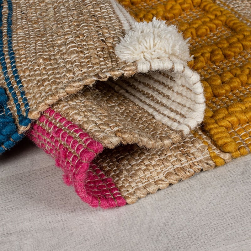 Jute runner - Jubio Medina Multicolor