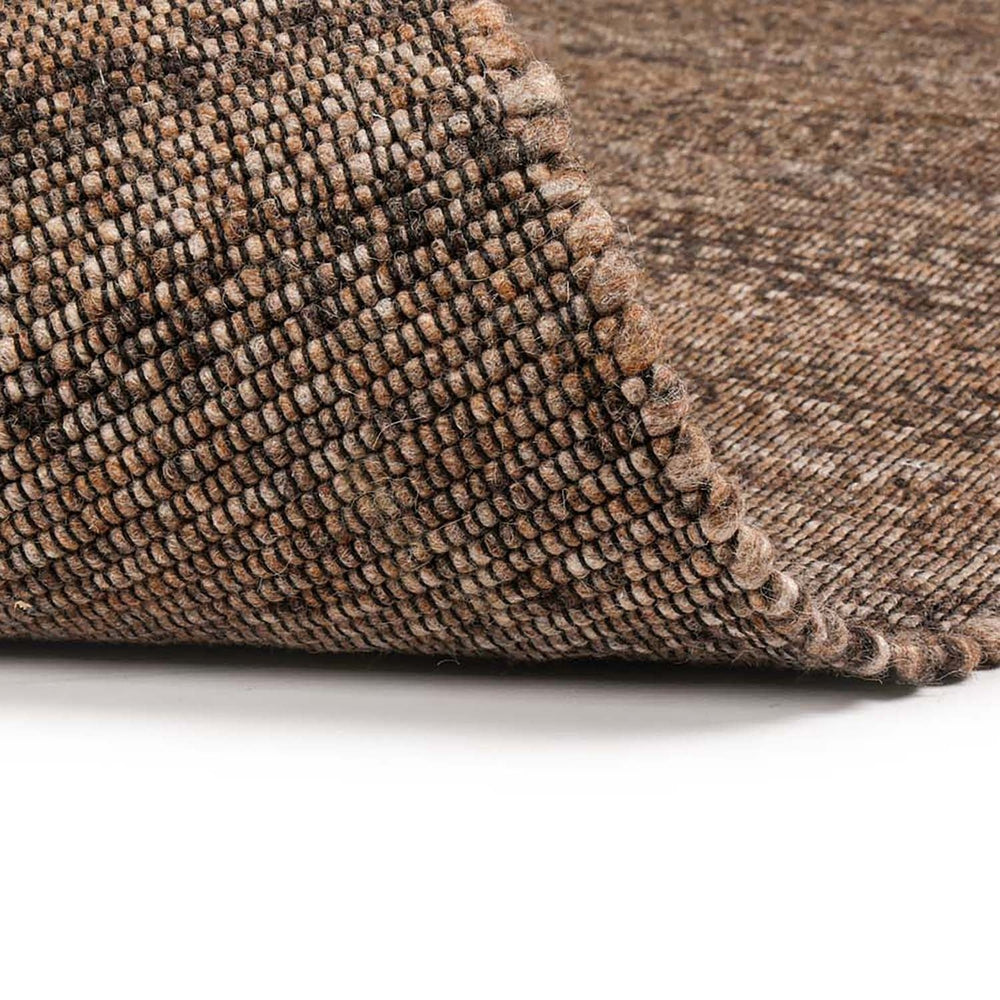 Wool floor rug made to measure - Bressano Brown 623