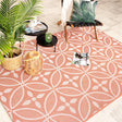 Outdoor Rug - Summer Pattern Pink
