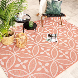Outdoor Rug - Summer Pattern Pink