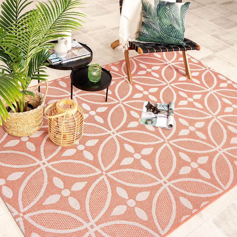 Outdoor Rug - Summer Pattern Pink