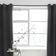 Luxury blackout curtains - Grey - Rings
