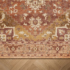 Vintage rug - Sage Medallion Terracotta