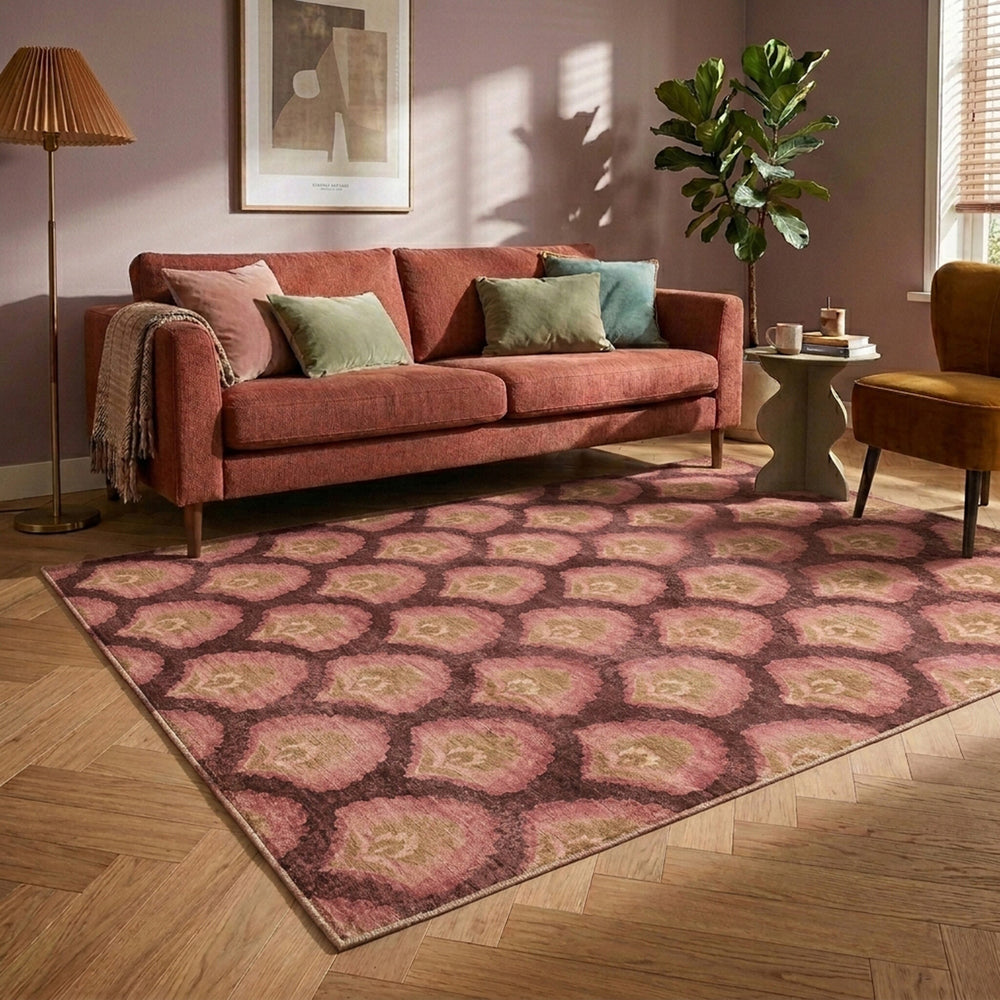 Vintage rug - Sage Pattern Red