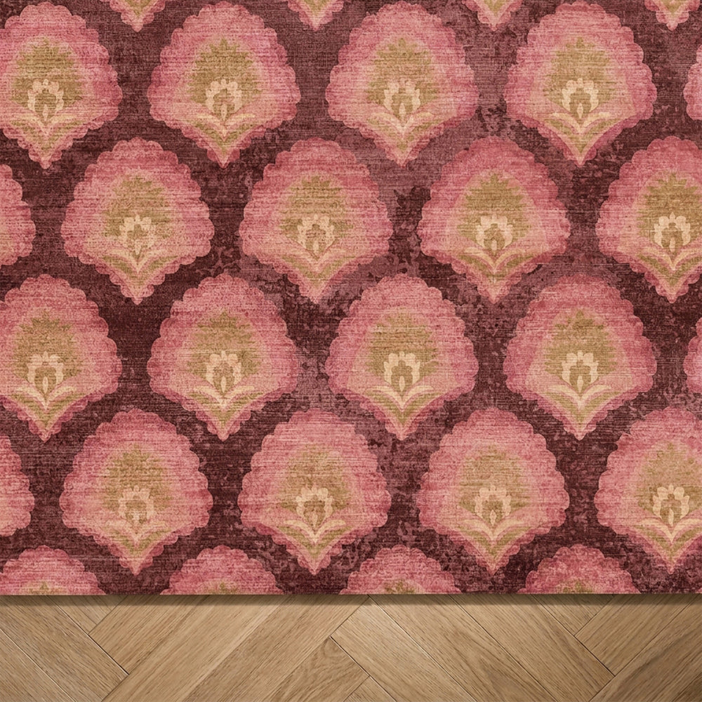 Vintage rug - Sage Pattern Red